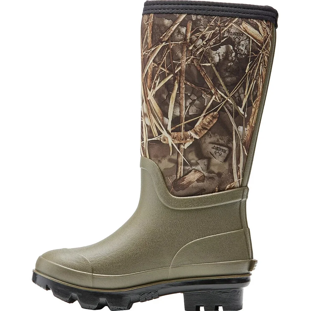 Magellan Outdoors Kids US 6 Green Camouflage Waterproof Hunting Boots NIN1460